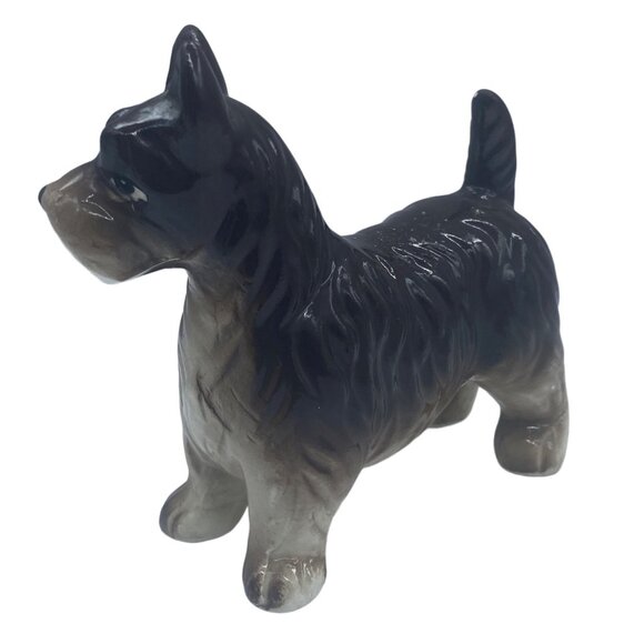 Vtg Scottish Terrier Figurine SCOTTIE 4" x 4" Glossy Collector Decor - Picture 3 of 8
